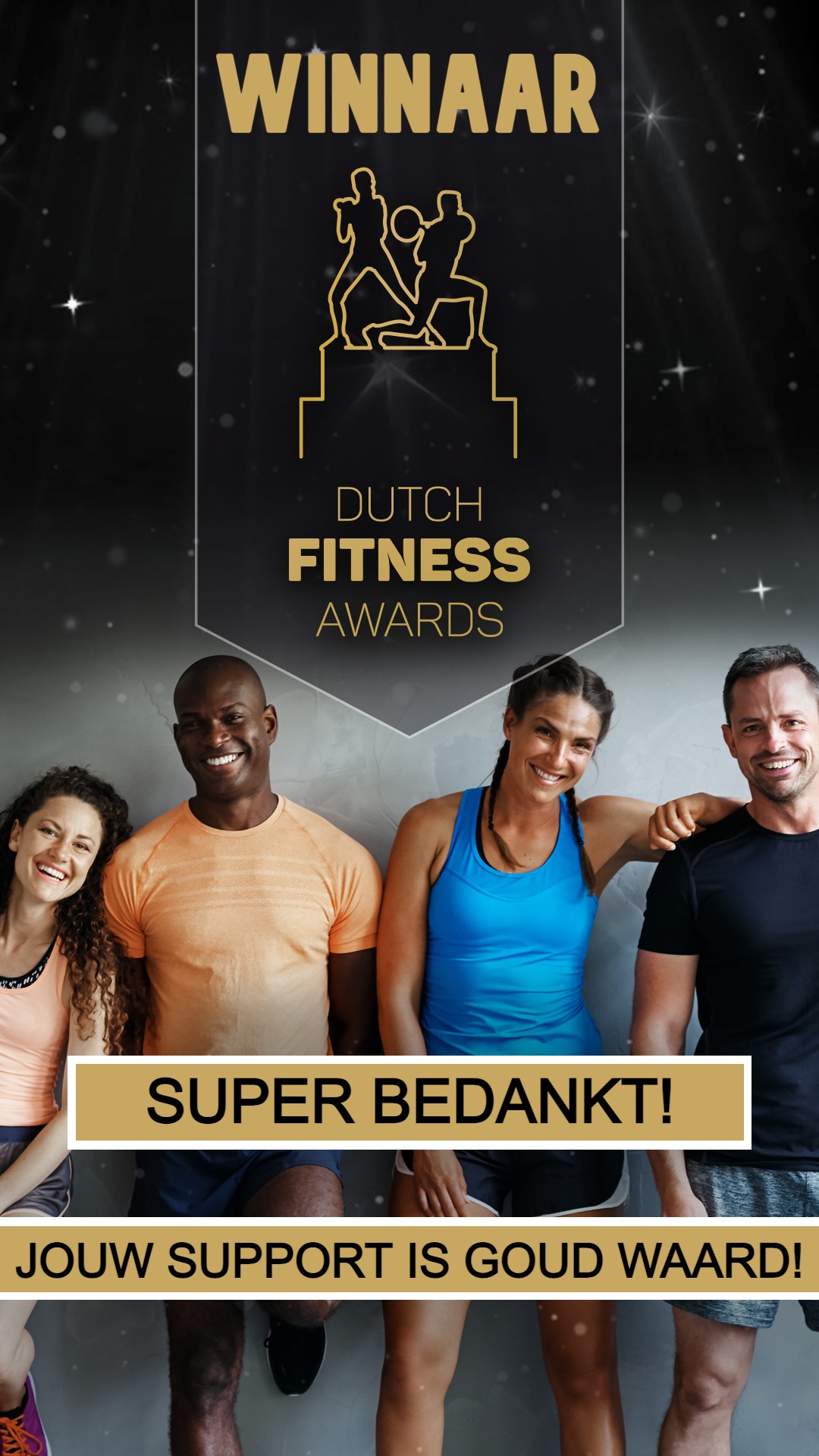 Winnaar Dutch Fitness Awards 2022