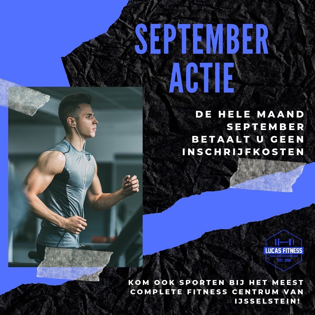 September actie! | Fitness IJsselstein
